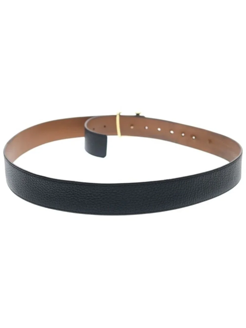 Louis Vuitton LV Initial Ceinture Reversible Leather 40 Black Brown Belt